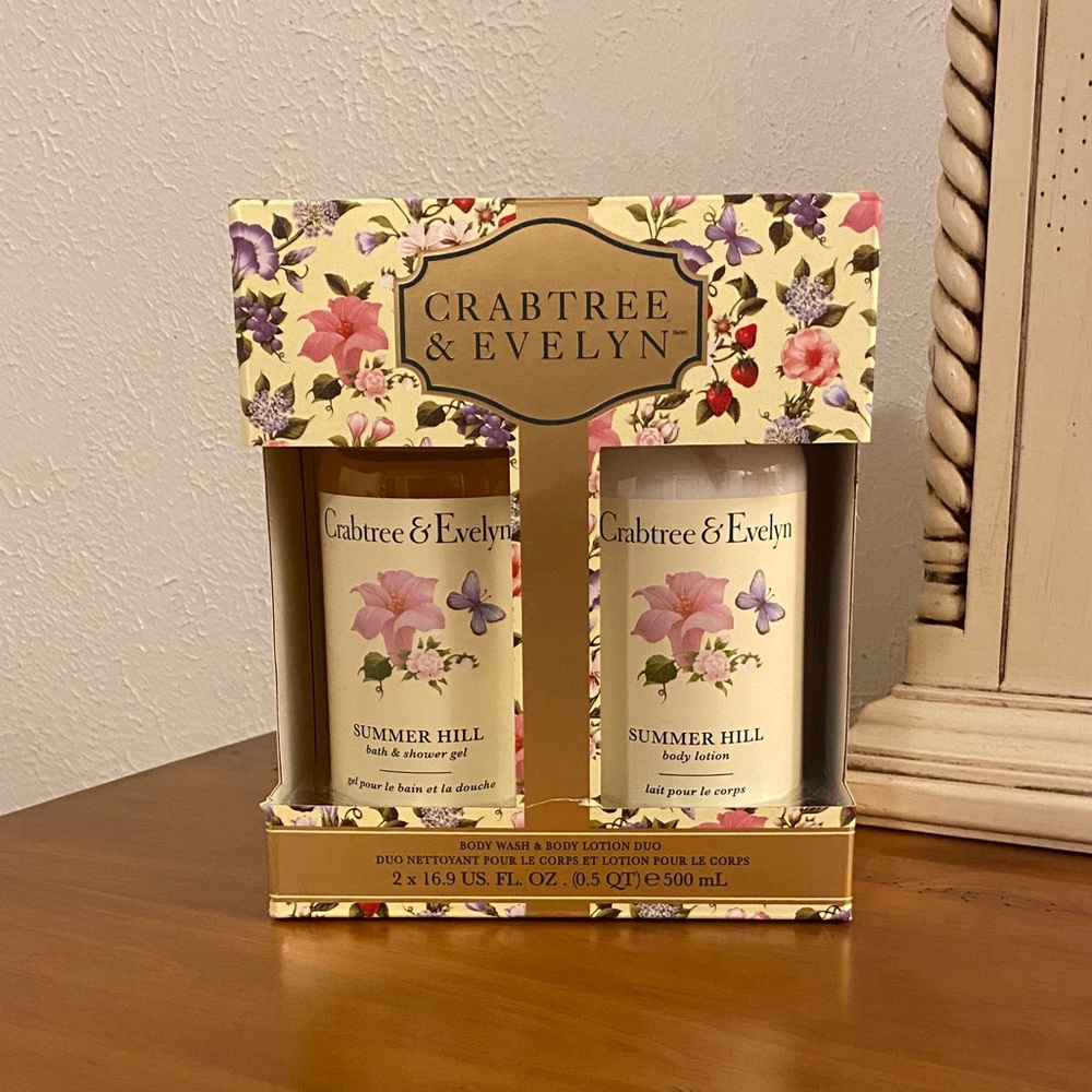 Crabtree & Evelyn Summer Hill Body Lotion & Shower Gel Gift Set